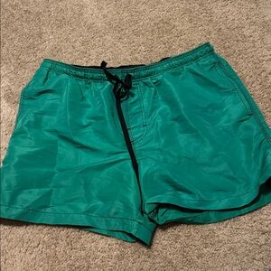 Men's Green Swim Trunks